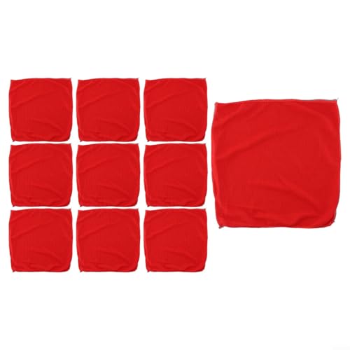 10 x Mikrofaser-Handtücher, 30 x 30 cm, für Fusselreinigung im Auto und zu Hause von ZAMETTER