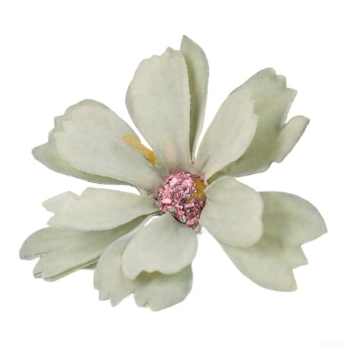 100 Stück künstliche Seidenblumenköpfe mit 6-Petal mehrschichtigem Design für DIY Handwerk, Heimdekoration und Hochzeitsarrangements (12) von ZAMETTER