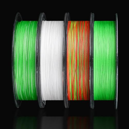 150 m 8 Stränge PE für geflochtene Angelschnur mit hoher Dichte für verbesserte Abriebfestigkeit und schnelle Sinkleistung auf (0,8 weiß) von ZAMETTER