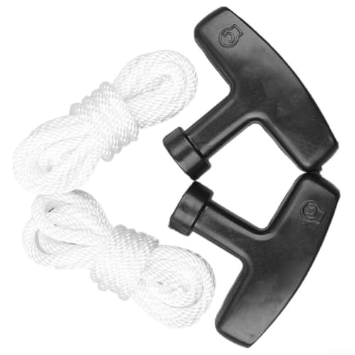 2 Stück zuverlässige Starterseil-Zugschnüre mit ergonomischen Griffen, die entwickelt wurden, um die Starteffizienz zu verbessern 2 Stück zuverlässige Starterseil-Zugschnüre mit ergonomischen Griffen, die entwickelt wurden, um die Starteffizienz zu verbessern von ZAMETTER