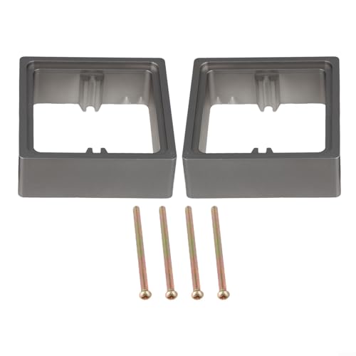 2 x 30 mm quadratische Abstandshalter zum Erhöhen von Stecknüssen während der Installation (grau) von ZAMETTER
