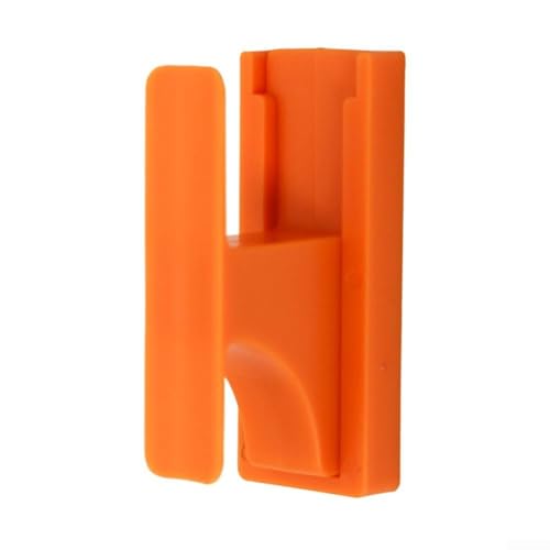 2 x Angelruten-Wandregal für horizontale oder vertikale Montage, platzsparende Angelrutenhalter für Garage oder Werkstatt (orange) von ZAMETTER