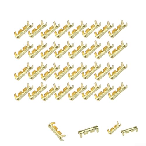 200 Stück 453U Typ Messing Crimp Terminals 0 5 mm 1 5 Quadratmillimeter geeignet für elektrische Verbindungen und Schnelltrennung 200 Stück 453U Typ Messing Crimp Terminals 0 5 mm 1 5 Quadratmillimeter geeignet für elektrische Verbindungen und Schnelltrennung von ZAMETTER
