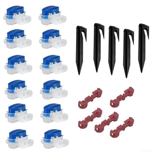 22-teiliges wasserdichtes elektrisches Kabelverbinder-Set für Rasenmäher Reparaturen ABS-Stecker mit Gelfüllung für sichere Verbindungen 22-teiliges wasserdichtes elektrisches Kabelverbinder-Set für Rasenmäher Reparaturen ABS-Stecker mit Gelfüllung für sichere Verbindungen von ZAMETTER