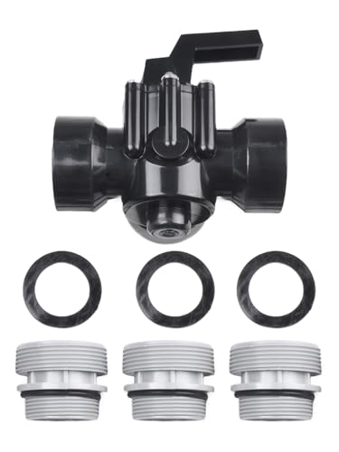 3.8 cm 3 Wege Poolventil Sandpumpe Portventil 4517 Spa Umlenkdichtung Ventil Schwimmbadpumpe Anschluss Schlauch Ventil Set 3.8 cm 3 Wege Poolventil Sandpumpe Portventil 4517 Spa Umlenkdichtung Ventil Schwimmbadpumpe Anschluss Schlauch Ventil Set von ZAMETTER