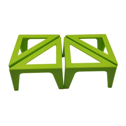 4 x Leinwand-Ständer zum Ausgießen von Acryl-Leinwänden, Unterstützung für Innen- und Außenbereich (grün) von ZAMETTER