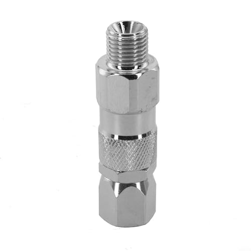 Airless-Hochdruck-Farbsprüher, Schlauch, Drehgelenk, 1/4 Zoll, 360 Grad drehbarer Metallanschluss für reibungslosen Sprüh- und Schlauchanschluss von ZAMETTER