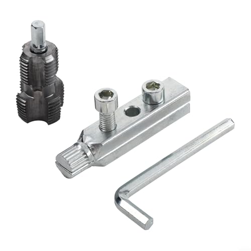 Doppelkopf-Rohreinfädler und Abzieher für gebrochene Drähte für 30,5 cm und 86,4 cm Rohre, entworfen für den Einsatz mit Elektrowerkzeugen in Sanitär-Gewindeprojekten (1) von ZAMETTER