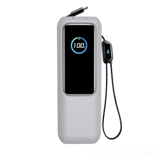 Dynamische Silikonhülle für Anker Zolo Power Bank verbesserte Fallfestigkeit (grau) von ZAMETTER