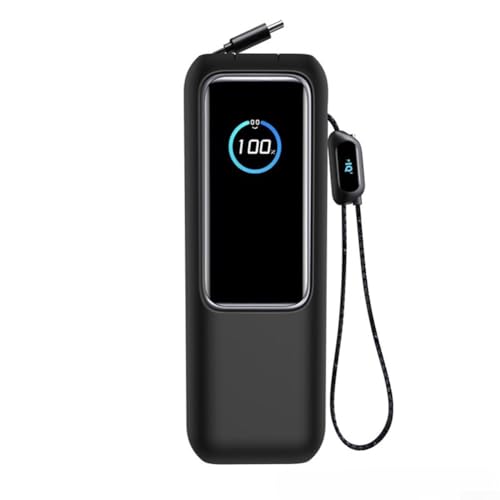 Dynamische Silikonhülle für Anker Zolo Power Bank verbesserte Fallfestigkeit (schwarz) von ZAMETTER