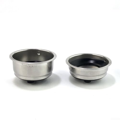 Edelstahl Kaffeefilterkörbe 2er Set für Einzel- und Doppelportionskaffee von ZAMETTER