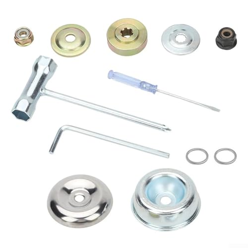 Effizientes Metall-Trimmerkopf-Adapter-Set für Rasengeräte, einfache Ersatzlösung von ZAMETTER
