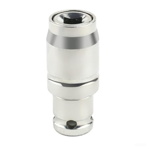 Elektrischer Schraubenschlüssel auf Elektrohammer-Adapter, 10 mm, quadratischer Griff, Umwandlungskopf mit hohem Federverriegelungsmechanismus, verzinkter Stahlwechsel für Schlagbohrmaschine (C) von ZAMETTER