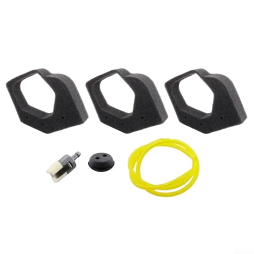 Ersatz-Luftfilter-Kit kompatibel mit GX25 HHT25S UMK425 Trimmer Freischneider 4 Mini Motor Kraftstofffilter und Rohrteil 17211Z0H000 von ZAMETTER