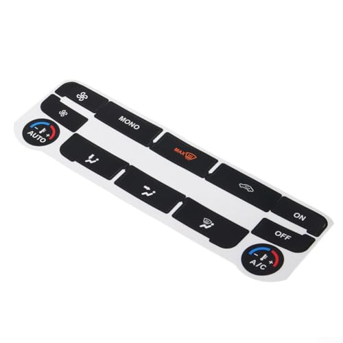 Für Ford S Max AC Climate Control Button Aufkleber Aufkleber Vinyl Reparatur Set zum Ersetzen abgenutzter Klimaanlagen-Knopfplatten Für Ford S Max AC Climate Control Button Aufkleber Aufkleber Vinyl Reparatur Set zum Ersetzen abgenutzter Klimaanlagen-Knopfplatten von ZAMETTER