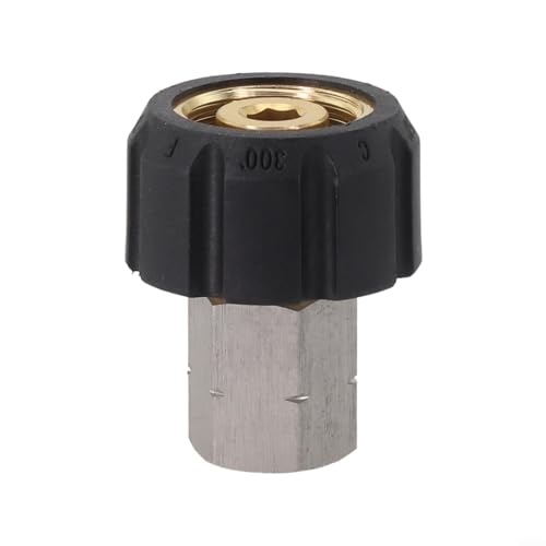 Für Hochdruckreiniger M22 12/14 mm weiblicher Anschlussadapter aus Edelstahl (M22 14) von ZAMETTER