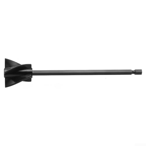 Für nahtloses Mischen. Dieses Set aus vier Harz-Mixer-Paddeln verfügt über ein praktisches Sechskantschaft-Design (schwarz) von ZAMETTER