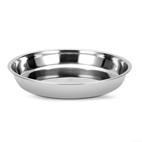 Kalte Kruste Serviertablett aus Edelstahl perfekt für Buffets (30 cm) von ZAMETTER