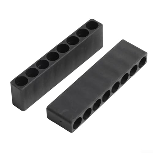 Kunststoff-Organizer für 1/4-Zoll-Sechskant-Schraubendreher-Bits, Werkzeug-Zubehörhalter, um Verlust zu verhindern und die Aufbewahrung von Bohrern zu vereinfachen (12 Löcher) von ZAMETTER