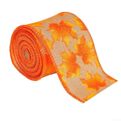 Machen Sie Ihren eigenen Herbst mit Herbst-Jutebändern mit Kürbis-Mustern (G) von ZAMETTER