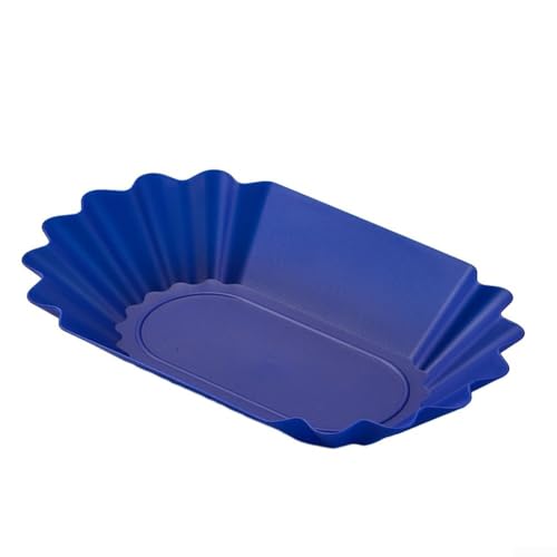 Mehrzweck-Kunststoffschale für Kaffeebohnen, Snacks und Vorspeisen, hitze- und kältebeständig (blau) von ZAMETTER