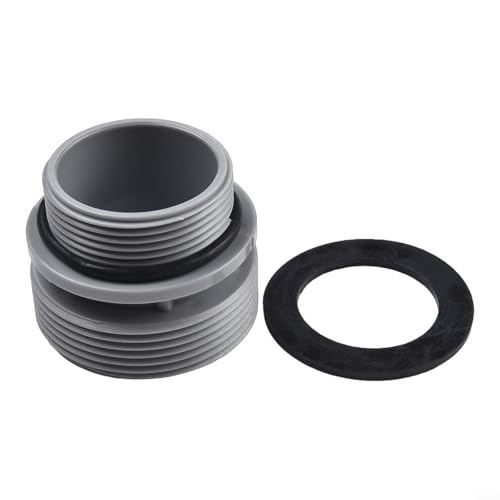Mühelose Verbindung mit 40 mm Schlauch auf 1 5 Zoll Filteradapter-Set, perfekt für Intex Pool-Systeme (1) von ZAMETTER