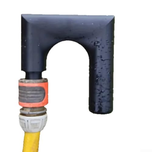 PVC-Schlauchhalter Wandhalterung für den Außenbereich, perfekt für die ordentliche Aufbewahrung von Schläuchen und Rohren im Hinterhof, für Pool und Autowaschanlage von ZAMETTER