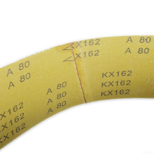 Professionelles Schleifband-Set mit 6 Körnungen (80 400) für effektives Polieren von Holz und Metall von ZAMETTER