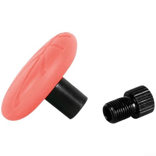 Rennrad-Ventilkappe mit versteckter AirTag-Halterung für Echtzeit-Standortverfolgung und abnormale Bewegungsalarme über mobile Benachrichtigung (Orange) von ZAMETTER