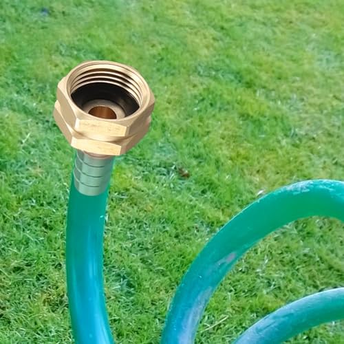 Robuste Schlauchadapter aus Messing für einfachen Aufbau in Ihrer Gartenwerkzeug-Kollektion, 2 Stück (1,9 cm) von ZAMETTER