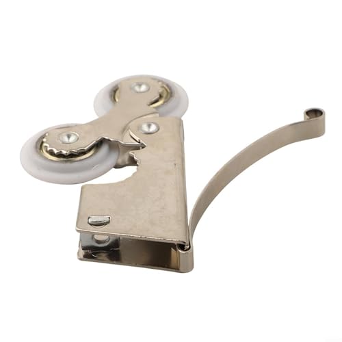 Schiebetürrolle mit Doppelrollen, Metall-Riemenzug-Design für reibungslosen Betrieb in Schränken, Duschtüren und mehr (Typ A) von ZAMETTER