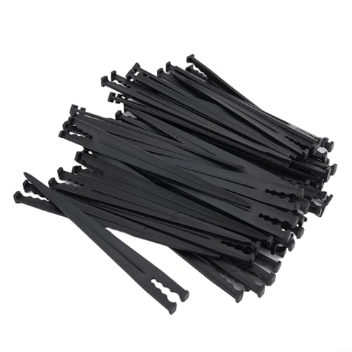 Schlauchbefestigungspackung, PVC-Bewässerungsstütze, Set mit 50 oder 100 Stück für verbesserte Gartenleistung (50 Stück) von ZAMETTER