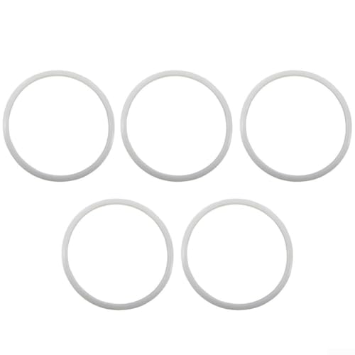 Transparente Silikon-Schnellkochtopfdichtung, entworfen für Haushaltskocher aus Aluminiumlegierung, um den richtigen Kochdruck aufrechtzuerhalten (A 18 cm) von ZAMETTER