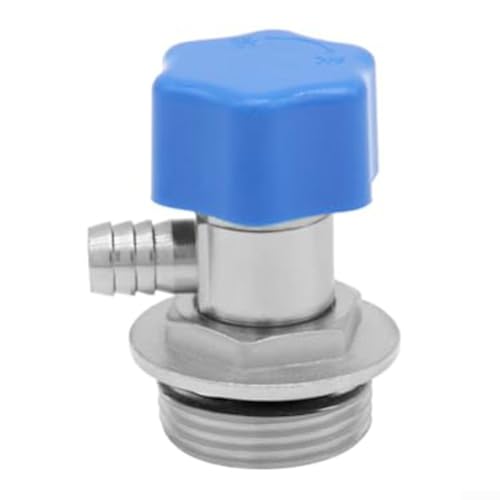 Vernickeltes Messingventil für Fußbodenheizungsablauf mit 12 Schlauchstutzen und 1,2 m Außengewinde für zuverlässige Sanitärlösung (2) von ZAMETTER