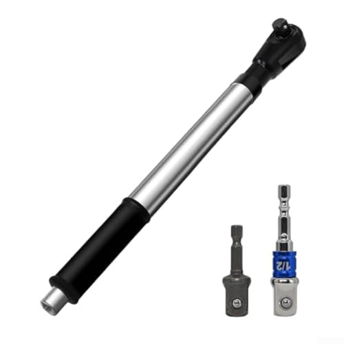 ZAMETTER 2-in-1 Automatischer Handschlüssel Professioneller Chromstahl Hohes Drehmoment Schraubenschlüssel Extender Werkzeug Rutschfester Silikongriff Antrieb Stecknuss Werkzeug 1/2 Zoll Stecknuss ZAMETTER 2-in-1 Automatischer Handschlüssel Professioneller Chromstahl Hohes Drehmoment Schraubenschlüssel Extender Werkzeug Rutschfester Silikongriff Antrieb Stecknuss Werkzeug 1/2 Zoll Stecknuss von ZAMETTER