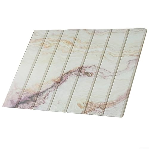 ZAMETTER Abtropfmatte, 40 x 30 cm, saugfähig, faltbar, für Küchentheke, hitzebeständig, saugfähig, Kaffeemaschine, Arbeitsplattenschutz, zusammenklappbare Kieselgur von ZAMETTER