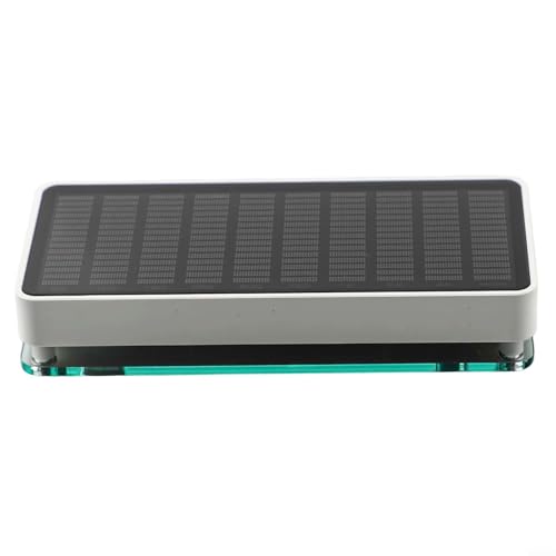 ZAMETTER Audio-Spektrum-Analysator AK1016 Audio-Spektrum-Analysator mit Mikrofon-Tonabnehmer, handliche winzige Frequenzanalysatoren für Desktop-Schallpegelüberwachung (grünes Licht) von ZAMETTER