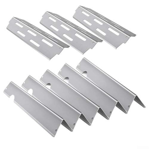 ZAMETTER BBQ Heat Reflectors Bars Set Stainless Steel Flavorizer Bar Heats Reflector Heat Distribution Bars BBQ Grill Parts Replacement Set for II SE-310 SE-330 CE-335 von ZAMETTER
