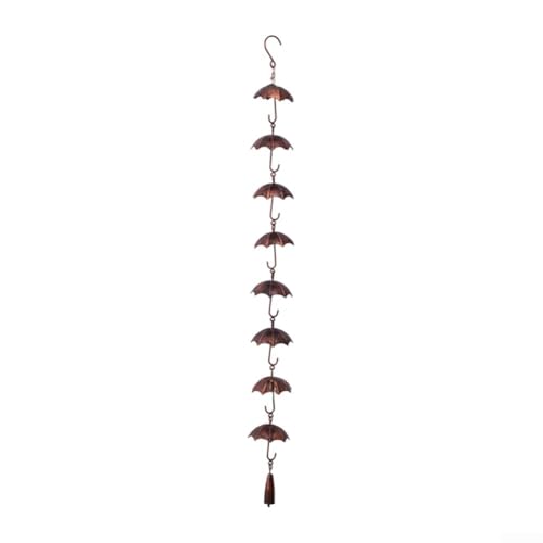 ZAMETTER Dekorative Regenkette Metall Regenschirm Tasse Design Dachrinne Fallrohr Ersatz Garten Terrasse Wassersammelsystem Dachrinnenkette Rostfrei Deko Garten Hängende Ornament ZAMETTER Dekorative Regenkette Metall Regenschirm Tasse Design Dachrinne Fallrohr Ersatz Garten Terrasse Wassersammelsystem Dachrinnenkette Rostfrei Deko Garten Hängende Ornament von ZAMETTER