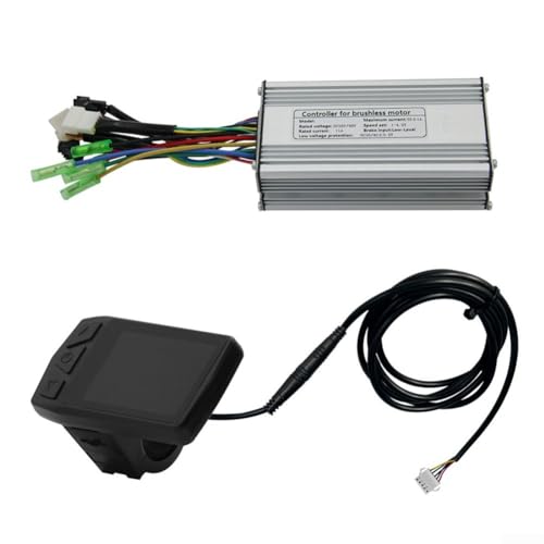 ZAMETTER Fahrrad Lithium Batterie Modifikation Kit Controller KTTF01USB Farbbildschirm Instrument Elektrofahrrad Roller Controller Kit von ZAMETTER