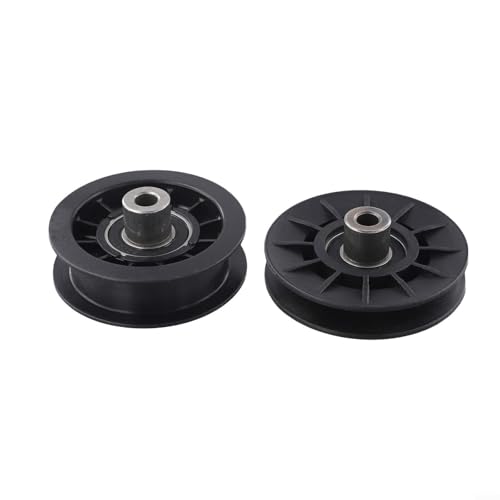 ZAMETTER Flache Spannrolle Rasenmäher Umlenkrollen Riemenscheibe Kit Heavy Duty Rasenmäher Riemenscheiben Set Flache Spannrolle Riemenantrieb Ersatzteile 532194326 532194327 Kompatibel mit PB22H54YT von ZAMETTER