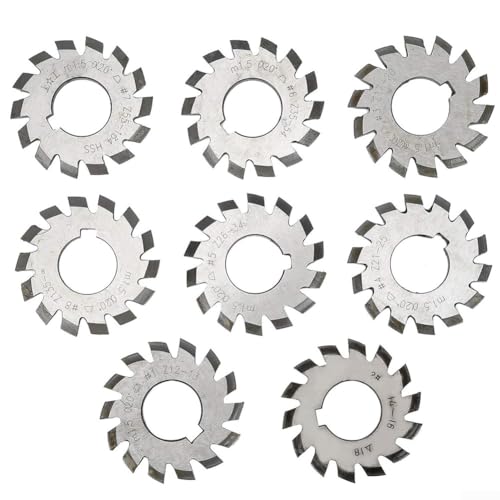 ZAMETTER Getriebe Involute Zahnradfräser Modul Involute Getriebe Cutter Modul von ZAMETTER