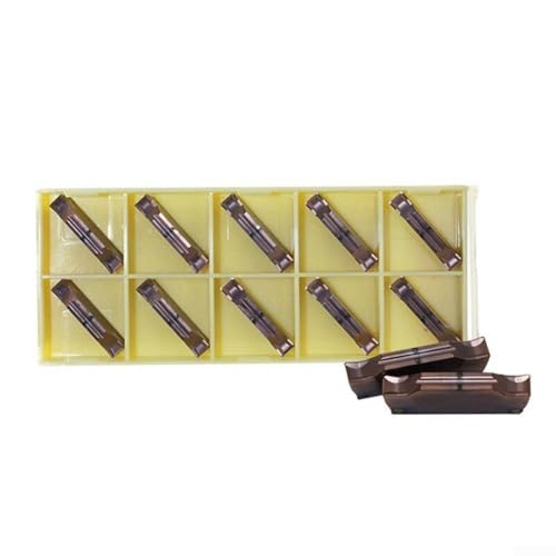 ZAMETTER Hartmetall-Einsätze, 10 Stück, Hartmetall-CNC-Drehmaschinen-Nuteinsätze MGMN150-G auf MGMN500-M LF6018 CNC-Nuteinsatz für Halbfinishing (MGMN400-M LF6018) von ZAMETTER