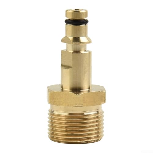ZAMETTER Hochdruckreiniger-Adapter, Schlauchadapter, Schlauchverbinder, Schnellanschluss, massives Messing, Unterlegscheibe, Schlauch, Umwandlungswerkzeug, M22, 14 mm Anschluss ZAMETTER Hochdruckreiniger-Adapter, Schlauchadapter, Schlauchverbinder, Schnellanschluss, massives Messing, Unterlegscheibe, Schlauch, Umwandlungswerkzeug, M22, 14 mm Anschluss von ZAMETTER