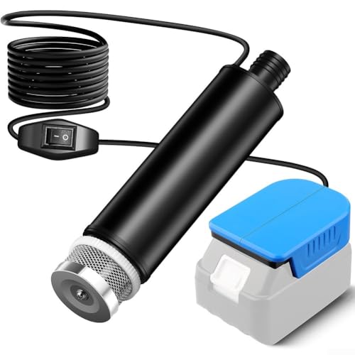 ZAMETTER Kabelloser Wassertransferpumpen-Adapter, 18 V, tragbarer Wasser-Ölpumpen-Adapter, kompatibel mit elektrischer Poolabdeckung, Pu-mp mit Filternetz für Poolabdeckung, Entwässerung ZAMETTER Kabelloser Wassertransferpumpen-Adapter, 18 V, tragbarer Wasser-Ölpumpen-Adapter, kompatibel mit elektrischer Poolabdeckung, Pu-mp mit Filternetz für Poolabdeckung, Entwässerung von ZAMETTER