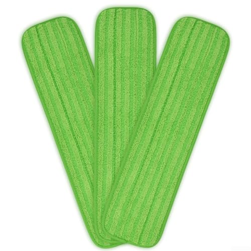 ZAMETTER Mikrofaser-Wischmopp-Pads, Ersatzköpfe für 35,6–45,7 cm flache Mops, waschbar, wiederverwendbar, feucht, trocken, Reinigungstücher für Holz, Hartholz, Fliesen, Laminatböden ZAMETTER Mikrofaser-Wischmopp-Pads, Ersatzköpfe für 35,6–45,7 cm flache Mops, waschbar, wiederverwendbar, feucht, trocken, Reinigungstücher für Holz, Hartholz, Fliesen, Laminatböden von ZAMETTER