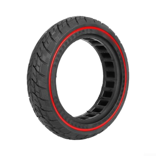 ZAMETTER Off-Road-Vollreifen 21,6 x 5,1 cm Elektroroller-Design, pannensicher, solider Reifen, verschleißfeste Gummireifen, explosionsgeschützte Vollgummireifen (1 x Vollgummireifen), Schwarz von ZAMETTER