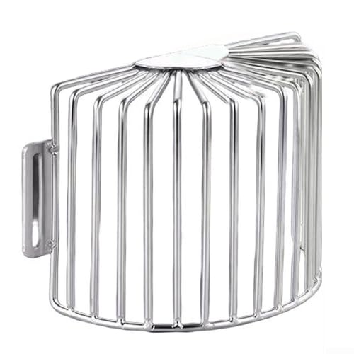 ZAMETTER Seitenablaufgitter Dachrinnenfilter 304 Edelstahl Bodenablaufabdeckung Dachrinnenfilter Sieb Anti-Rat Schmutzschutz Sieb Bodenablaufschutz Dachrinnenfilter Siebe (160 mm) von ZAMETTER