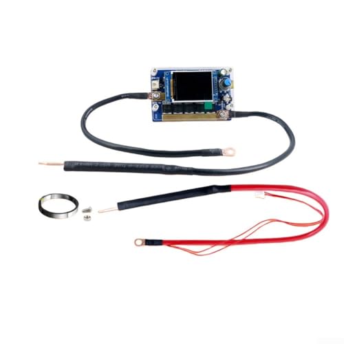 ZAMETTER Spot Welding Control Board 7-14V Digital Spots Weldings Controls Panel Mini Spot Welding Machine Control Panel Adjustable Current Pulse Counter Battery Monitor with Color Screen LCD Monitor von ZAMETTER