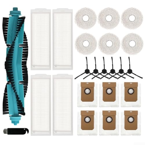 ZAMETTER Staubsaugerzubehör Rollenbürste Filter Wischtuch Seitenbürsten Reinigungszubehör 11090 Staubsauger Ersatzteile Kit für Home Kitchen Staubsauger (B) von ZAMETTER